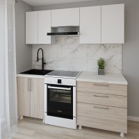 Bucătărie Smartex K2 200 White/Light Oak (30051)