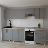 Bucătărie Smartex K2 280 Graphite (30077)