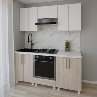 Bucătărie Smartex K3 180 White/Light Oak (30087)