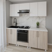 Bucătărie Smartex K3 200 White/Light Oak (30093)