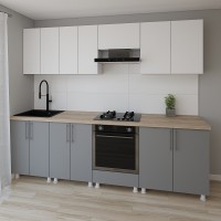 Bucătărie Smartex K3 260 White/Graphite (30110)