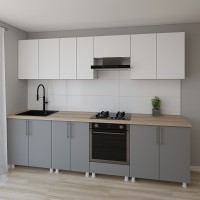 Bucătărie Smartex K3 280 White/Graphite (30116)
