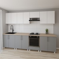 Bucătărie Smartex K3 300 White/Graphite (30122)