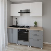 Bucătărie Smartex K4 180 White/Graphite (30128)