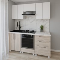 Bucătărie Smartex K4 180 White/Light Oak (30129)