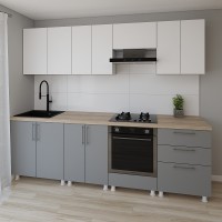 Bucătărie Smartex K4 260 White/Graphite (30152)