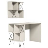 Masa de birou Trendy Extra 2 Cream 120x78x60cm GTR001026 imaginea #3 — magazin online Desire.md