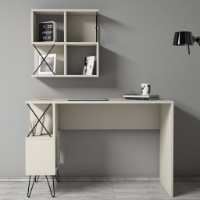 Masa de birou Trendy Extra 2 Cream 120x78x60cm GTR001026 imaginea #5 — magazin online Desire.md