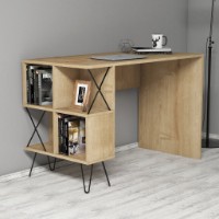 Masa de birou Trendy Extra Oak 120x78x60cm GTR001014 imaginea #1 — magazin online Desire.md