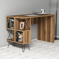 Masa de birou Trendy Extra Walnut 120x78x60cm GTR001015 imaginea #1 — magazin online Desire.md