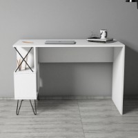 Masa de birou Trendy Extra White 120x78x60cm GTR001016 imaginea #3 — magazin online Desire.md