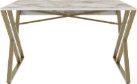 Masa de birou Trendy Gyza White/Gold 120x75x60cm GTR005735 imaginea #4 — magazin online Desire.md