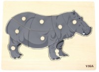 Пазл Viga Montessori Hippopotamus (6971608446047)