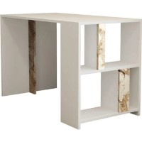 Письменный стол Trendy Lima Marble White 120x75x60cm GTR001008 фото №4 — интернет-магазин Desire.md