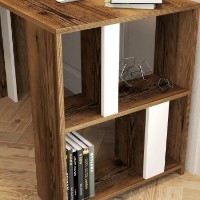 Письменный стол Trendy Lima Walnut/White 120x75x60cm GTR001005 фото №3 — интернет-магазин Desire.md