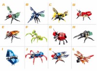 Set de construcție Sluban Qbricks Egg: Insects (6938242959289) imaginea #4 — magazin online Desire.md