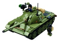 Set de construcție Sluban Tank T-54C 1:35 604pcs (6938242960056) imaginea #1 — magazin online Desire.md