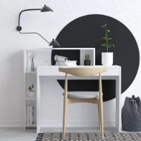 Письменный стол Trendy Trella White 95x117x45cm GTR005689