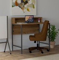 Письменный стол Trendy Uso Walnut/Black 90x50x75cm GTR001097