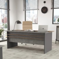 Masa de birou Trendy VS1-CGA Brown/Grey/Anthracit180x75x89cm GTR001087 imaginea #1 — magazin online Desire.md