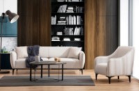 Canapea Trendy Belissimo Off White 220x95x67cm GTR003213 imaginea #2 — magazin online Desire.md