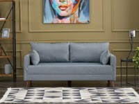 Canapea Trendy Bella Soft İkili Koltuk Blue 81x85x177cm GTR003131 imaginea #1 — magazin online Desire.md