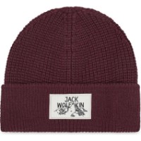 Шапка Jack Wolfskin Badge Amaranth фото №1 — интернет-магазин Desire.md