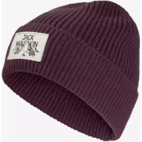 Шапка Jack Wolfskin Badge Amaranth фото №2 — интернет-магазин Desire.md