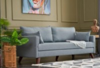 Диван Trendy Bella Soft Blue 208x81x85cm GTR003219 фото №2 — интернет-магазин Desire.md