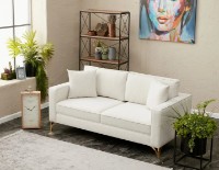Canapea Trendy Berlin Cream/Gold 180x91x83cm GTR003137 imaginea #2 — magazin online Desire.md