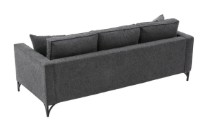 Диван Trendy Berlin Anthracit/Black 220x91x83cm GTR003222 фото №7 — интернет-магазин Desire.md