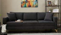 Диван Trendy Berlin Anthracit/Gold 220x91x83cm GTR003223 фото №1 — интернет-магазин Desire.md