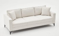 Диван Trendy Berlin Cream/Black 220x91x83cm GTR003224 фото №4 — интернет-магазин Desire.md