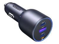 Автомобильная зарядка Ugreen 2xType-C + USB-A Aluminum 75W Grey (35024) фото №1 — интернет-магазин Desire.md