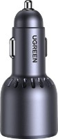 Автомобильная зарядка Ugreen 2xType-C + USB-A Aluminum 75W Grey (35024) фото №4 — интернет-магазин Desire.md