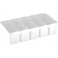 Organizator pentru depozitare Dunya Plastic D07410 White