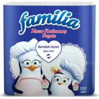 Șervețele de masă Familia Plus 30x30cm 100pcs
