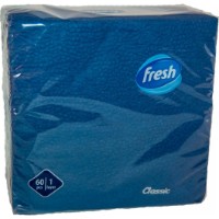 Șervețele de masă Fresh Classic Blue 60pcs imaginea #1 — magazin online Desire.md