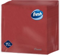 Șervețele de masă Fresh Classic Bordeaux 60pcs imaginea #1 — magazin online Desire.md