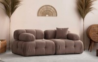 Canapea Trendy Doblo L1-1R Cappuccino 100x200x80cm GTR003147 imaginea #1 — magazin online Desire.md
