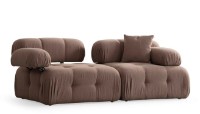Canapea Trendy Doblo L1-1R Cappuccino 100x200x80cm GTR003147 imaginea #2 — magazin online Desire.md