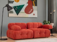 Canapea Trendy Doblo L1-1R Red 100x200x80cm GTR003146 imaginea #1 — magazin online Desire.md