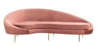 Canapea Trendy Eses Left Pink 120x85x255cm GTR003259