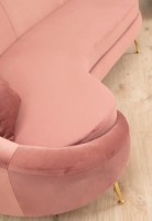 Canapea Trendy Eses Left Pink 120x85x255cm GTR003259 imaginea #4 — magazin online Desire.md