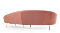 Canapea Trendy Eses Left Pink 120x85x255cm GTR003259 imaginea #5 — magazin online Desire.md
