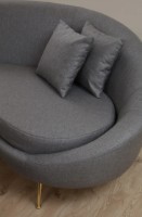 Canapea Trendy Eses Right Dark Grey 120x85x255cm GTR003257 imaginea #5 — magazin online Desire.md