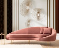 Canapea Trendy Eses Right Pink 120x85x255cm GTR003261 imaginea #2 — magazin online Desire.md