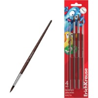 Set pensule pentru desen Erich Krause Jolly Friends (52701) 4pcs