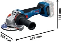 Углошлифовальная машина Bosch GWS 18V-11 S (06019N4000) фото №2 — интернет-магазин Desire.md