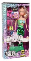 Păpușa New World Deluxe Girl 29cm Green (DXF2989)